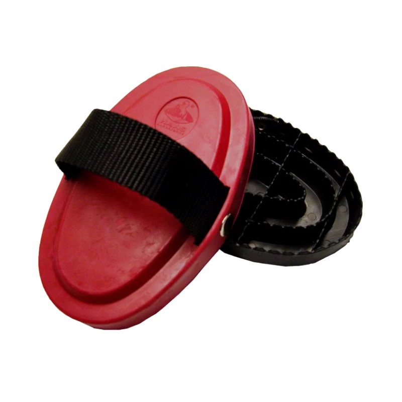 Щетка для массажа лошадей 16см, мягкий пластик