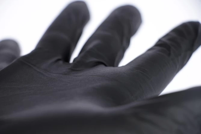 Перчатки нитриловые, размер средний (М)