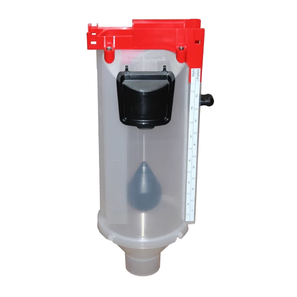 Дозатор корма 1-полосный 9 литров с прозрачным бункером