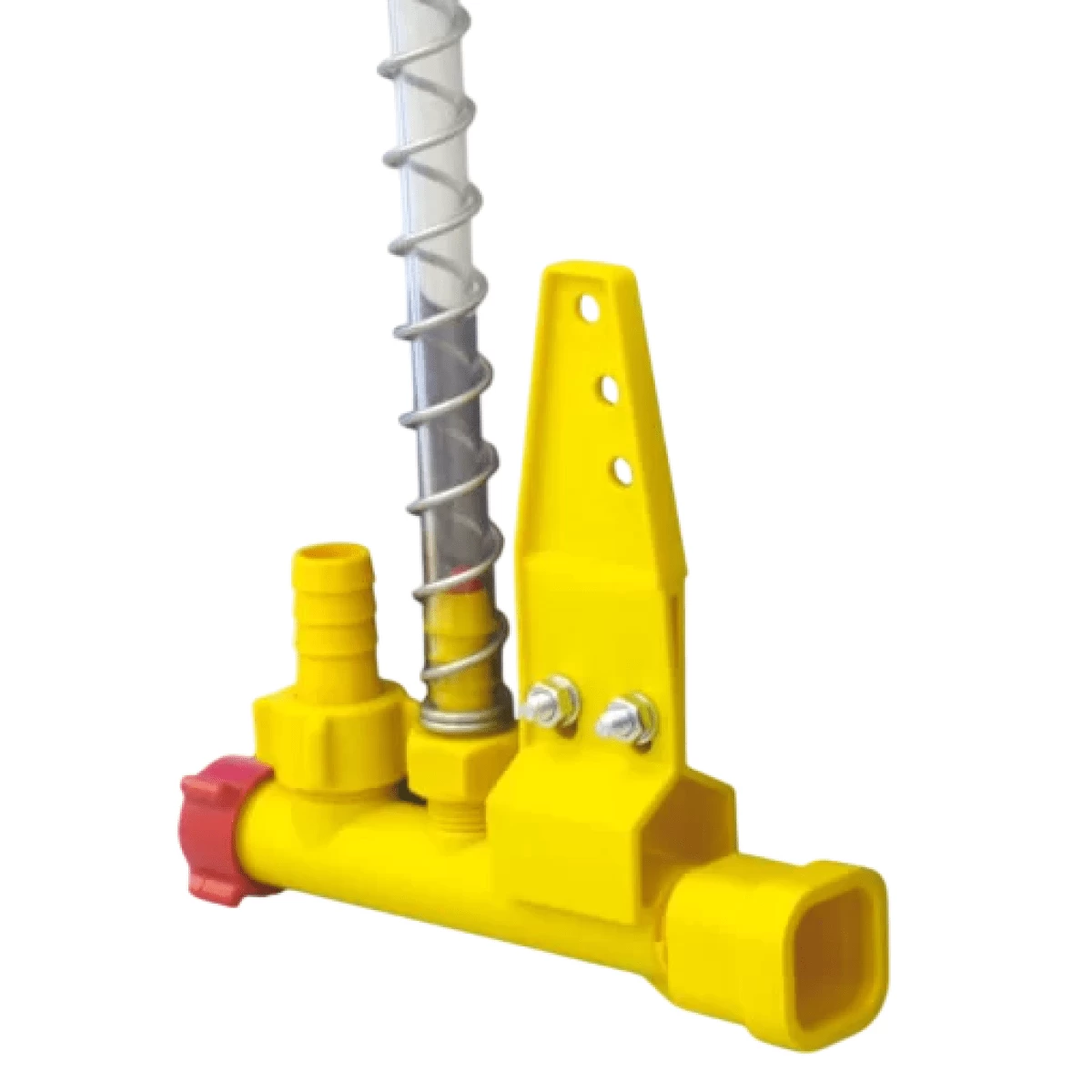 Деаэратор линии поения (сапун) для квадратной трубы 22х22мм с выходом под шланг 3/4