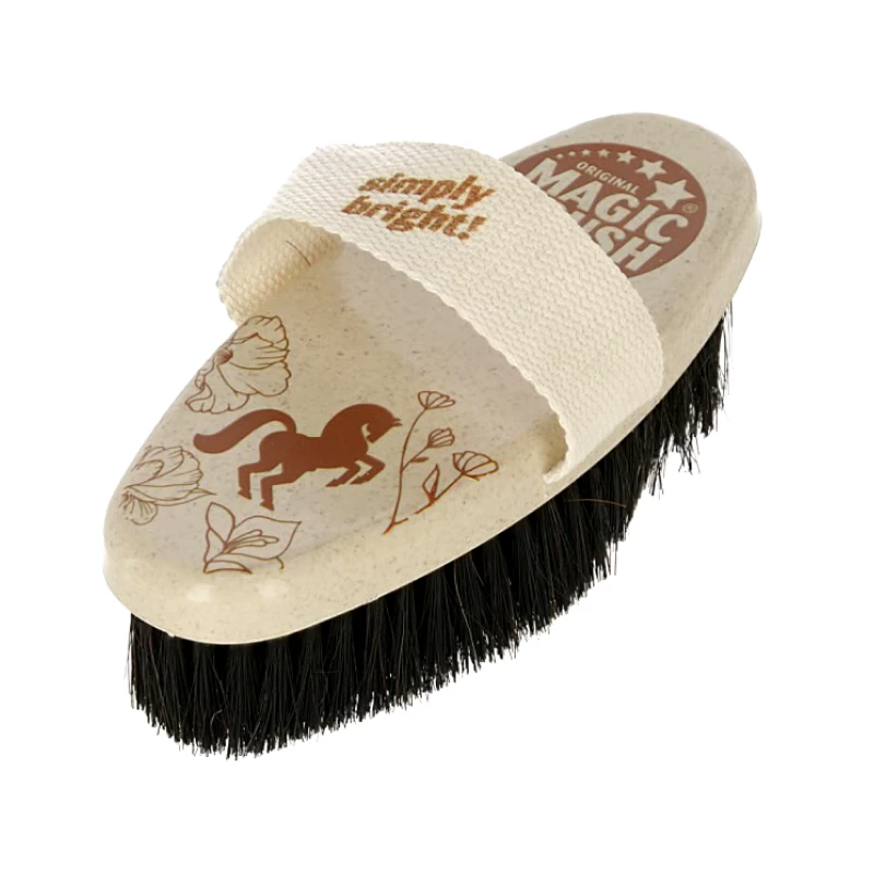 Щетка для лошадей 17см, натуральный волос