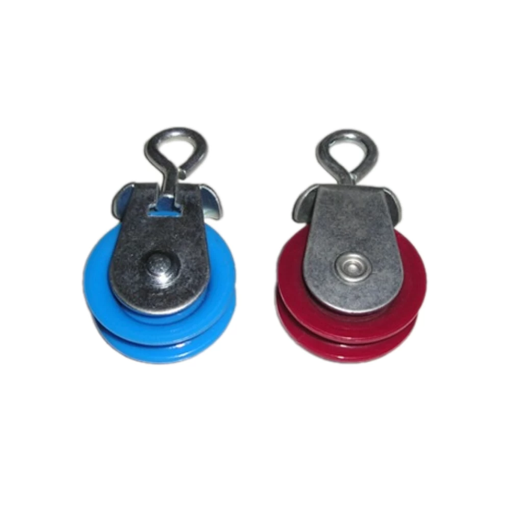 Ролик натяжения 17/8"47,6 мм пластм, с проушиной макс.50 кг