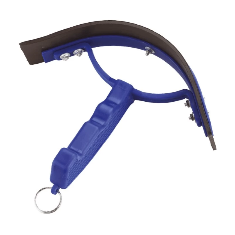 Средство для удаления пота синего цвета с резиновой окантовкой