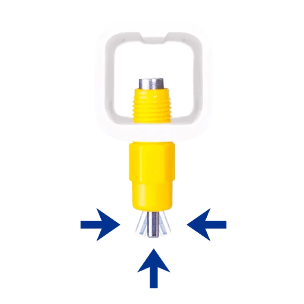Комбиниппель с резьбой R1/8“ расход: 70-80см³/мин, из нержавеющей стали