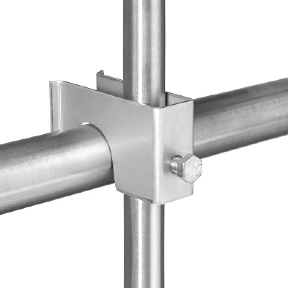 Монтажный зажим-фиксатор для крепления труб водопроводоа 1/2” поперечным трубам