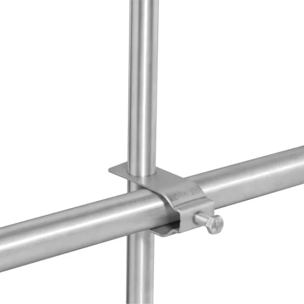 Монтажный зажим-фиксатор, соединяет водопроводную трубу 1/2" с металлической трубой от 3/4" до 1"