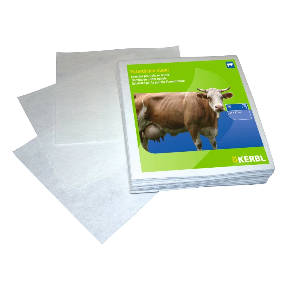 15666 Салфетка для вымени, сменная, 50 листов, 34x37см Kerbl