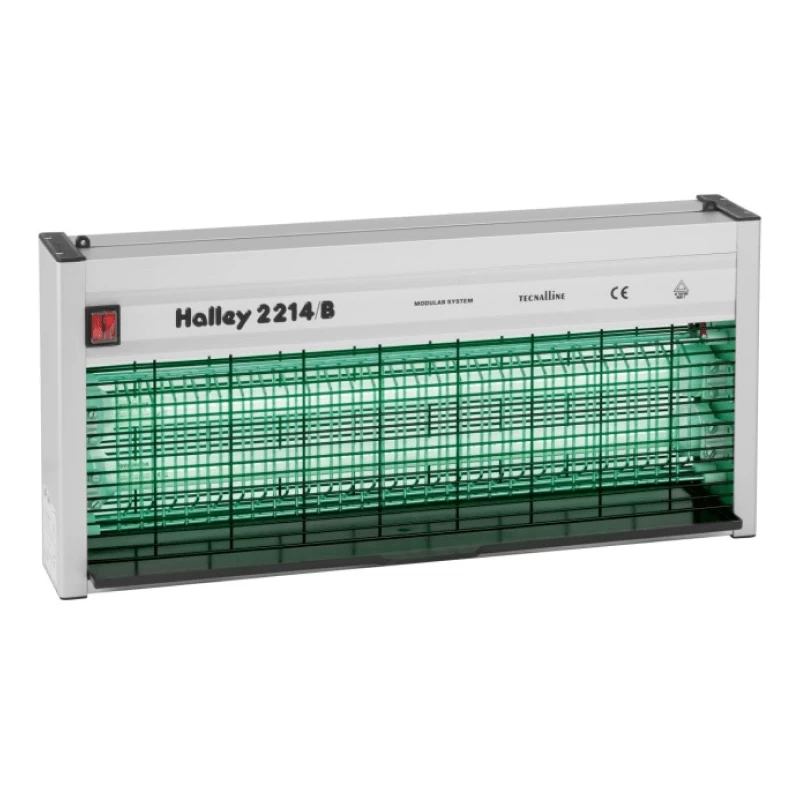 Электрический уничтожитель мух Halley 2214/B, CE, IP44, 2x20Вт, зеленый