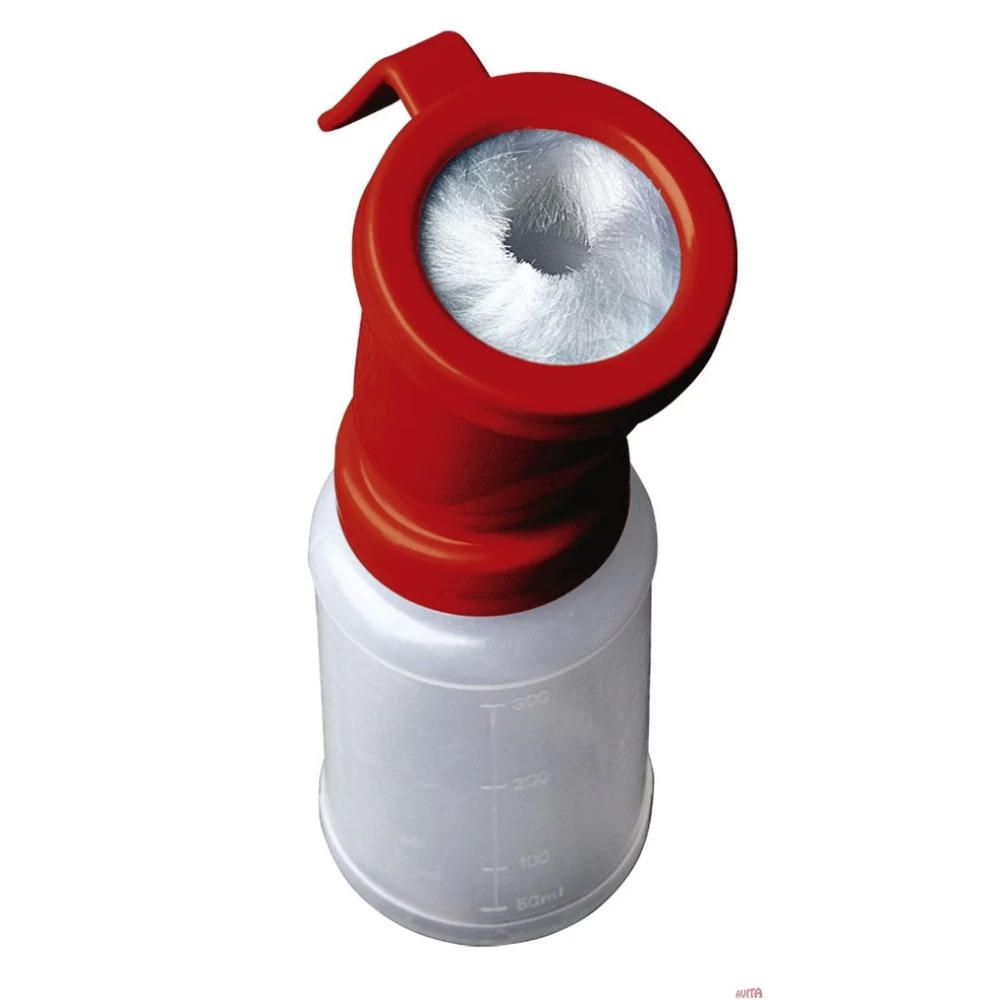 0101020508 Стакан невозвратный, с щеткой Avita