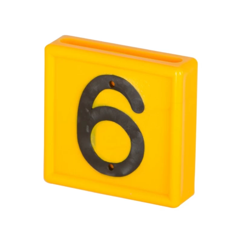 208486 Цифровой блок 6 или 9, желтый Kerbl