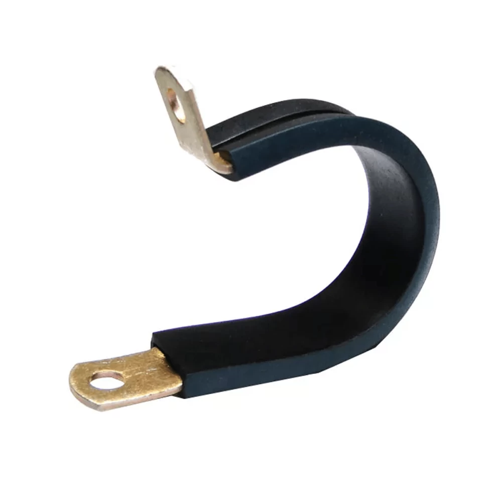 Зажим для трубы Ø12мм с резинкой