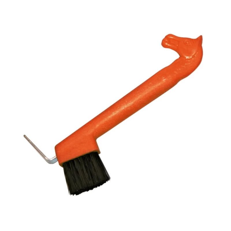 Щетка для очистки копыт, цвет оранжевый
