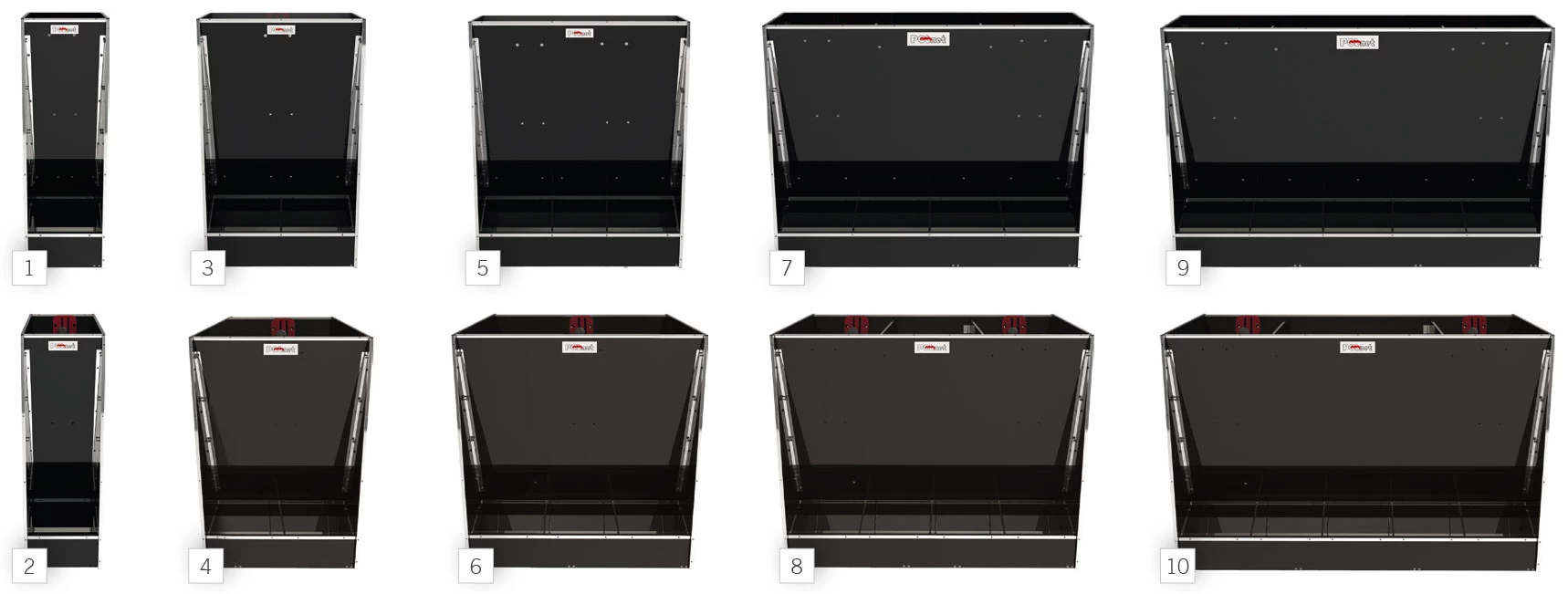 Кормовой автомат Стандарт AP 6W/2 для подсвинков, в разобранном виде