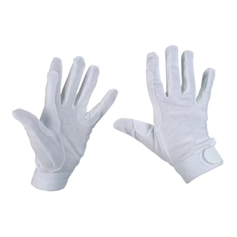 Перчатки для верховой езды Cotton Jersey, размер экстра большой (XL), белые