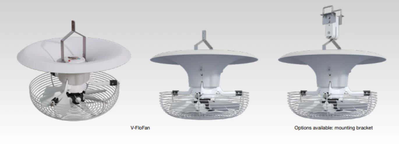 Вентилятор циркуляционный Multifan V-Flo ø40, 1~, 230В, 50Гц, 5050м³/ч