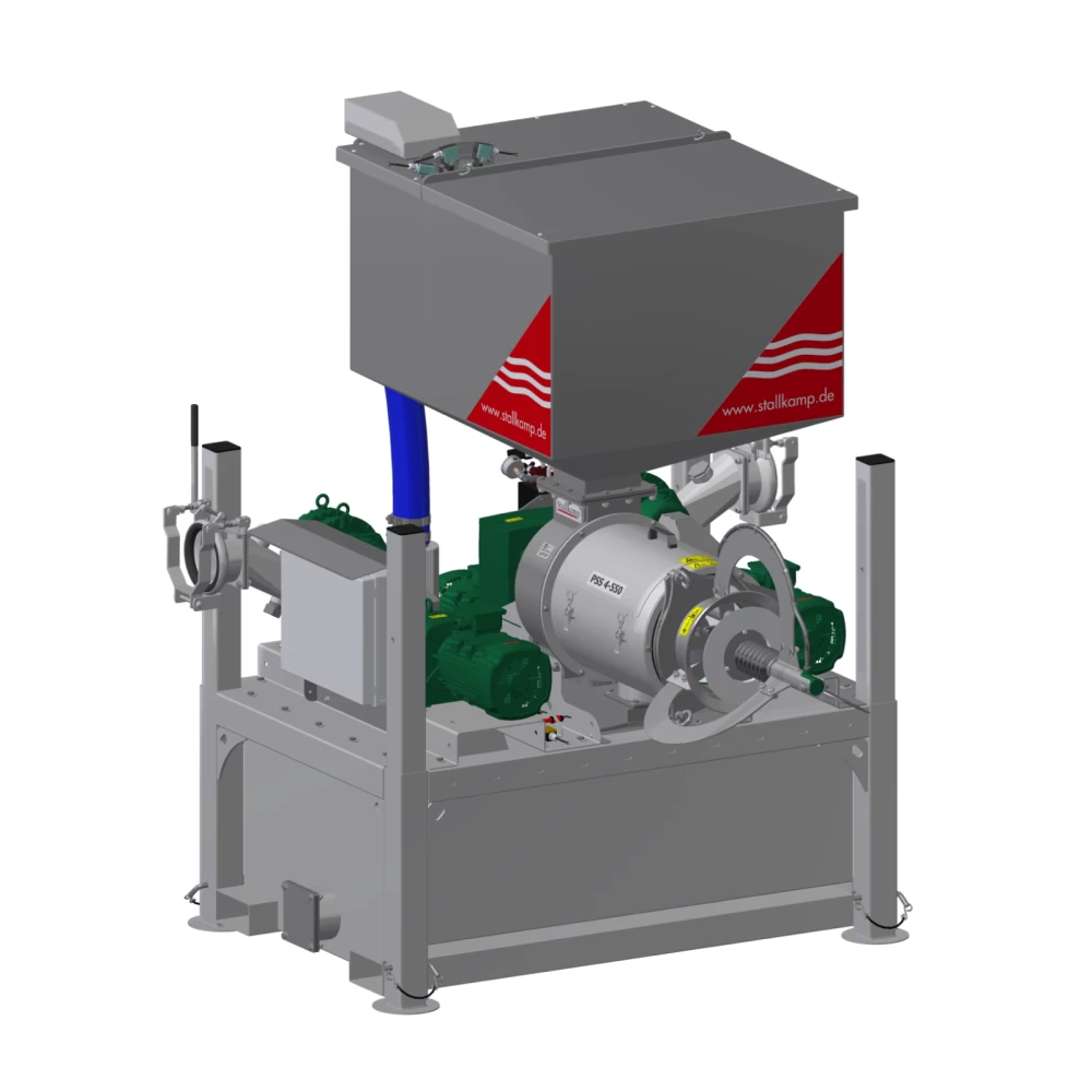 Прессо-шнековый сепаратор в качестве мобильной системы “Large” PSS-mEl