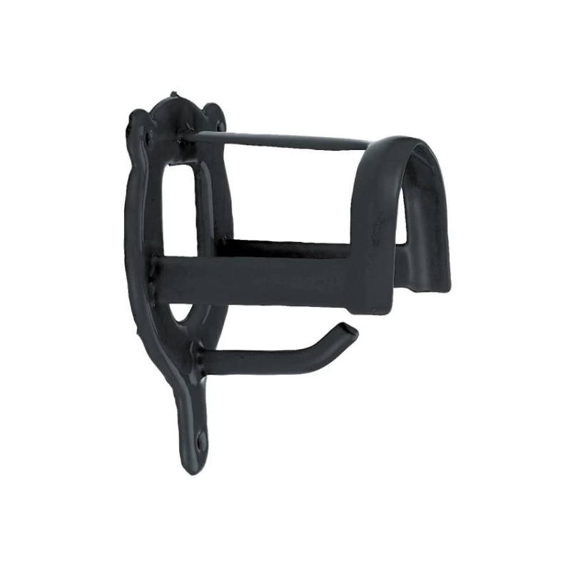 Стойка для уздечки металлическая с пластиковым покрытием, черная 