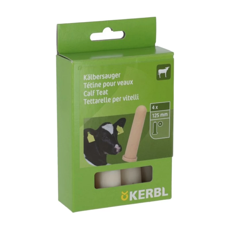 Соска для телят Standard, X-отверстие, желт., 125мм, 4шт