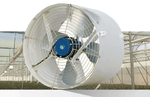 Вентилятор разгонный для теплиц 5 лопастей, 560х560х320см, 0,25кВт, 5600м³/ч