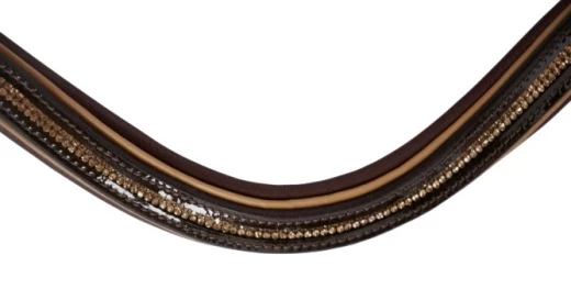 Оголовье Кингстон для средней лошади (Full), коричневое