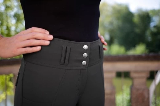 Бриджи для верховой езды HighWaist женские, размер 36, серые