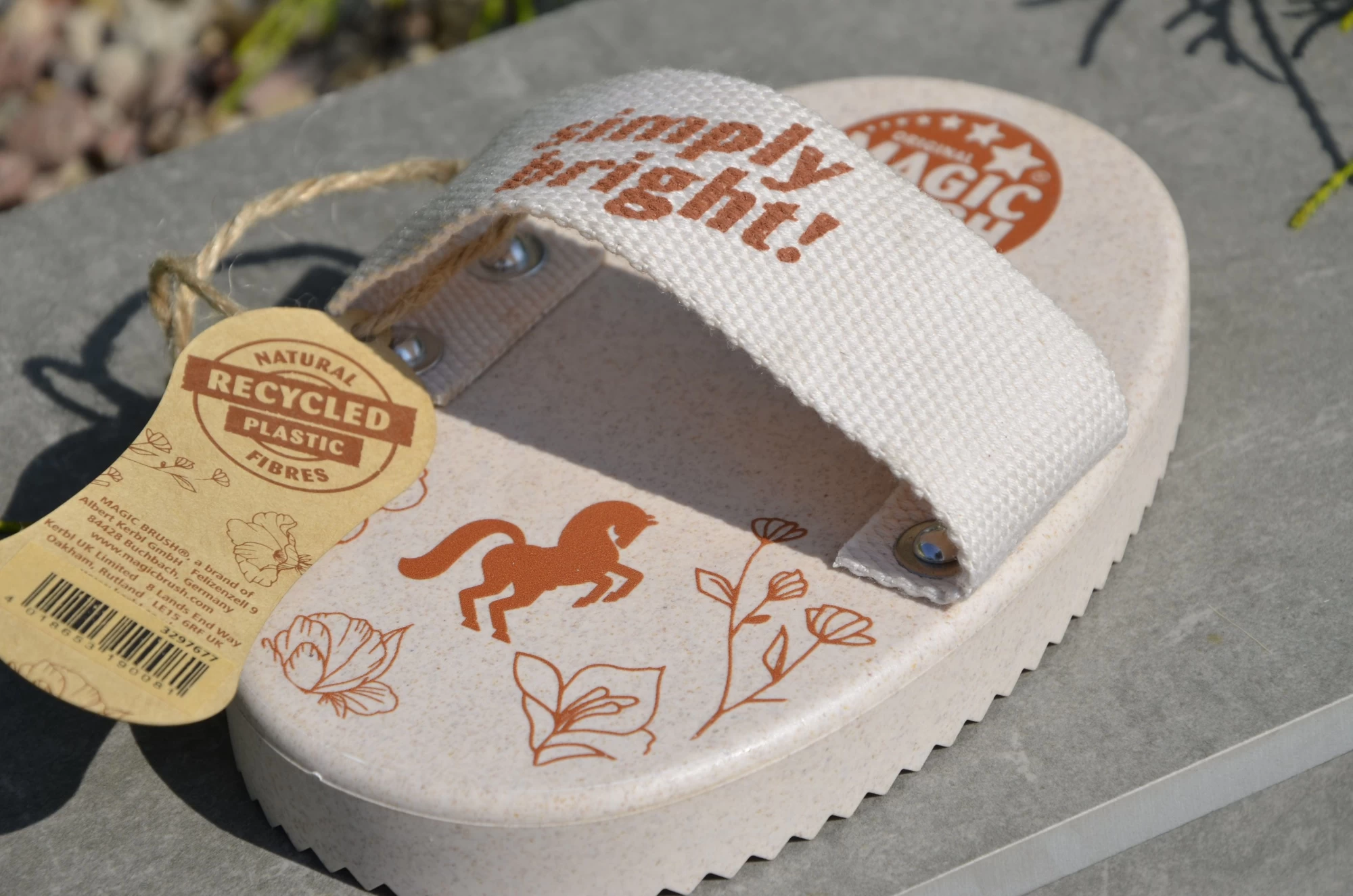 Щетка для лощади 16х11см