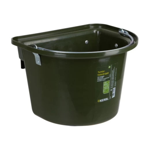 Кормушка 12л с подвесным кронштейном и ручкой для переноски, хаки