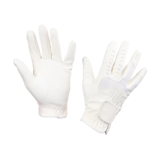 Перчатки для верховой езды GLORIA, размер экстра большой (XL), белые