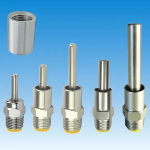 Ниппель для чаши-накопителя 1/2" из нержавеющей стали;;