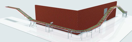 Конвейер сбора и транспортировки яиц LUBING