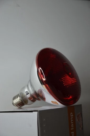 Лампа TOPIX PAR38 красная 175W-220V, твердостекольная, патрон E27