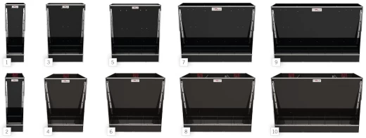 Кормовой автомат Стандарт AP 4W для подсвинков, в разобранном виде