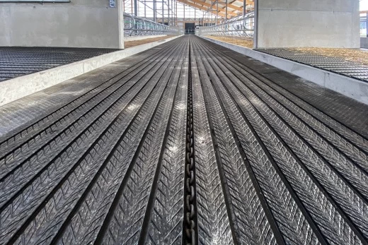 Скрепер цепной для уборки навоза в коровнике Бирипут Агри / Beerepoot  Agri