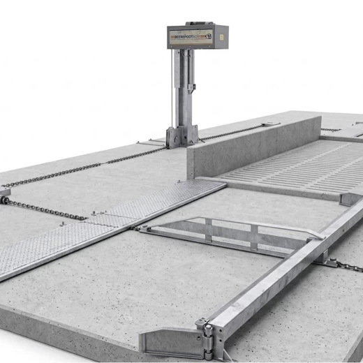 Скрепер цепной для уборки навоза в коровнике Бирипут Агри / Beerepoot  Agri