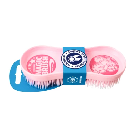 Щетка для лошадей, цвет розовый