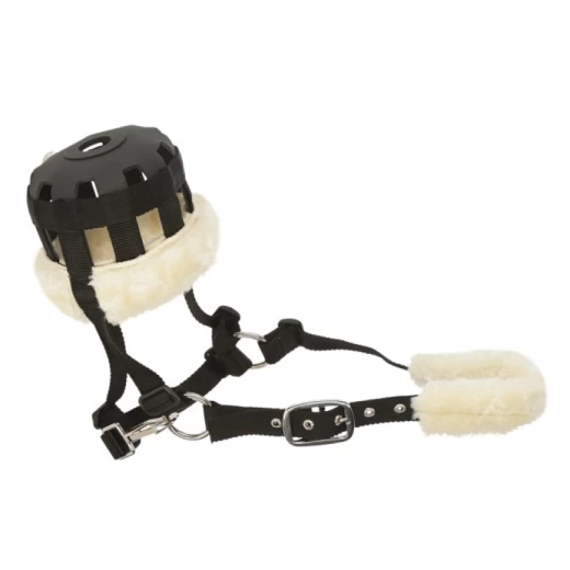 Мордочка плюшевого мишки из флиса для жеребят, черный